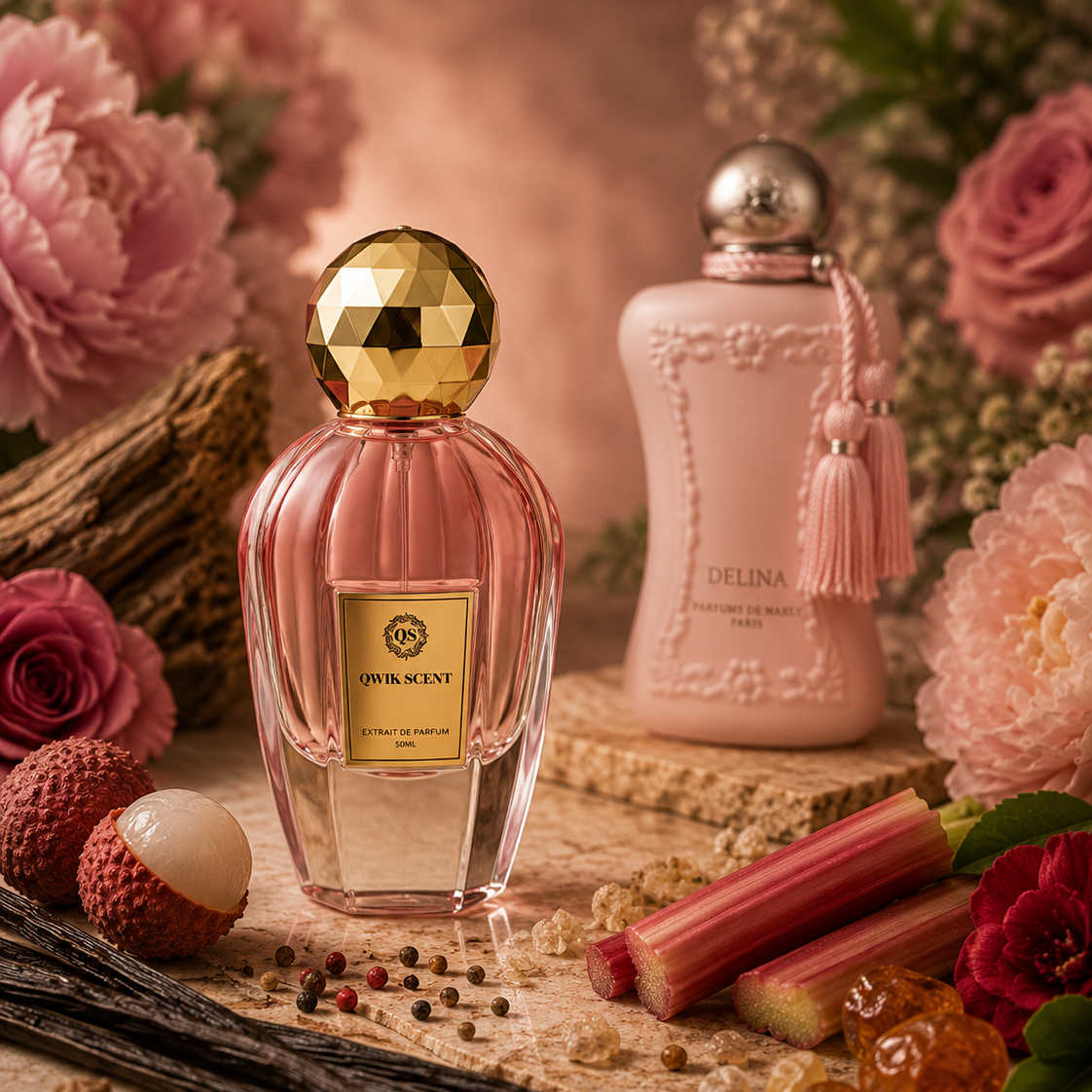 Whispering Rose Inspired by Perfume De Marley Delina